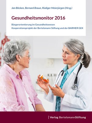cover image of Gesundheitsmonitor 2016